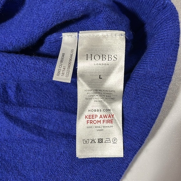 [L] HOBBS Turtleneck Wool Cashmere sweater AUDREY - Picture 9 of 10